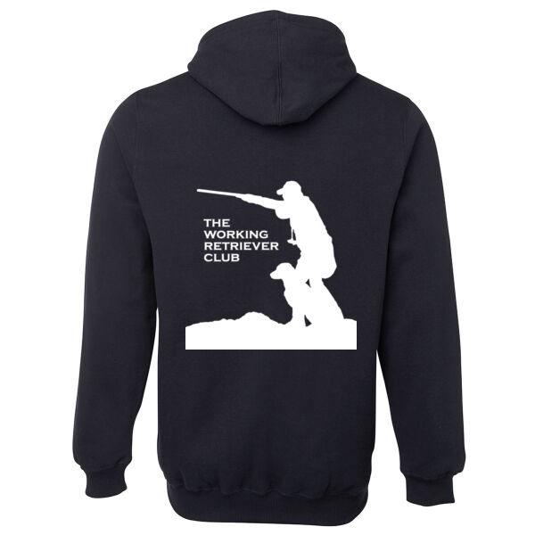 Men's Hoodie - Heavyweight Black/Navy Thumbnail